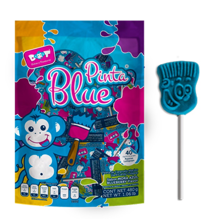 Paleta Dot Pinta Blue 40uds