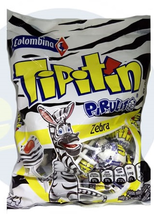 Tipitin Pirulito Zebra 24ud