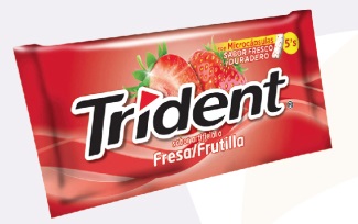 Trident sabor Fresa 18 paq