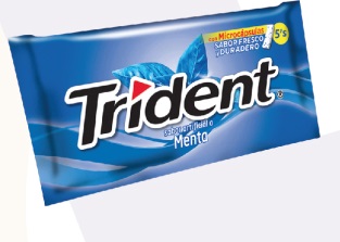 Trident Menta Lamina 18paq