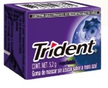 Trident sabor Mora Azul 40 unid