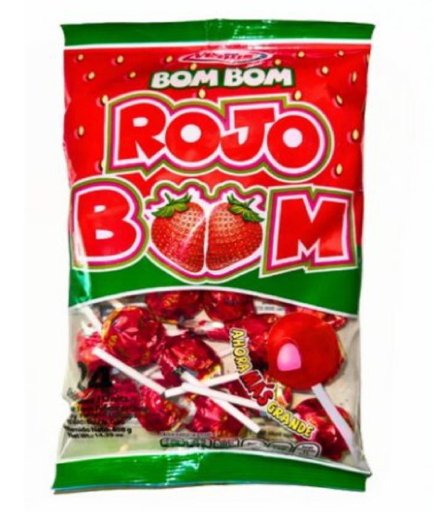 Bombon Rojo Boom 24uds