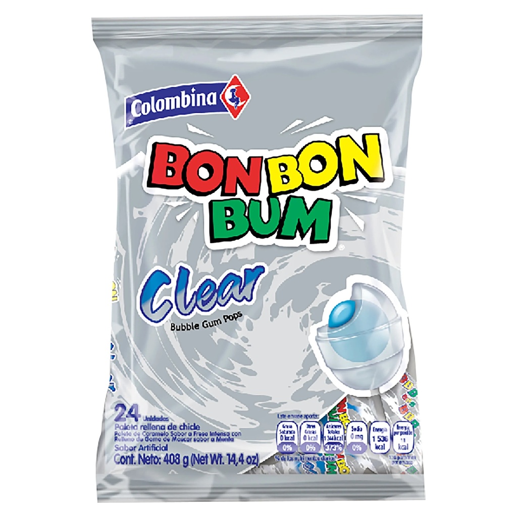 Bonbon Bum Clear 24uds