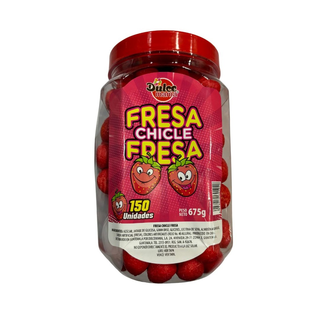 Fresa Chicle Bote