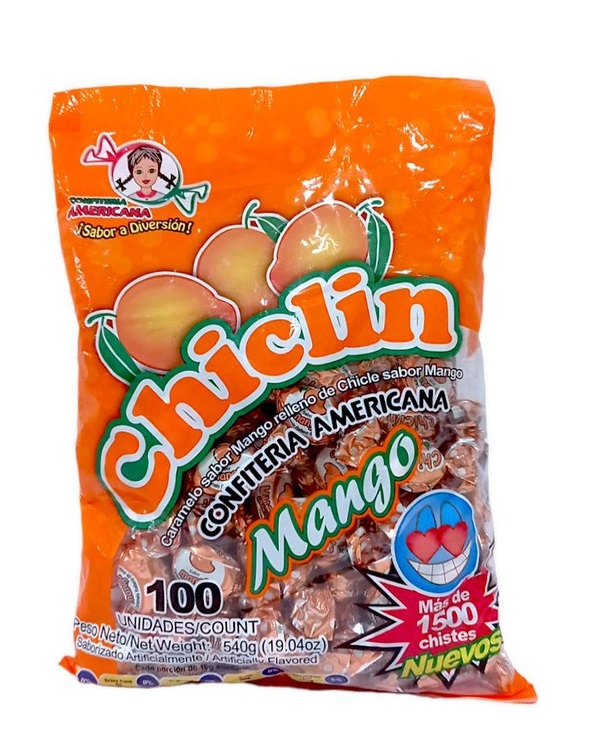 Chiclin Sabor Mango 100 unid