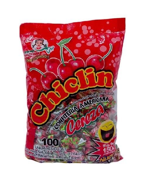 Chiclin sabor Cereza 100 unid