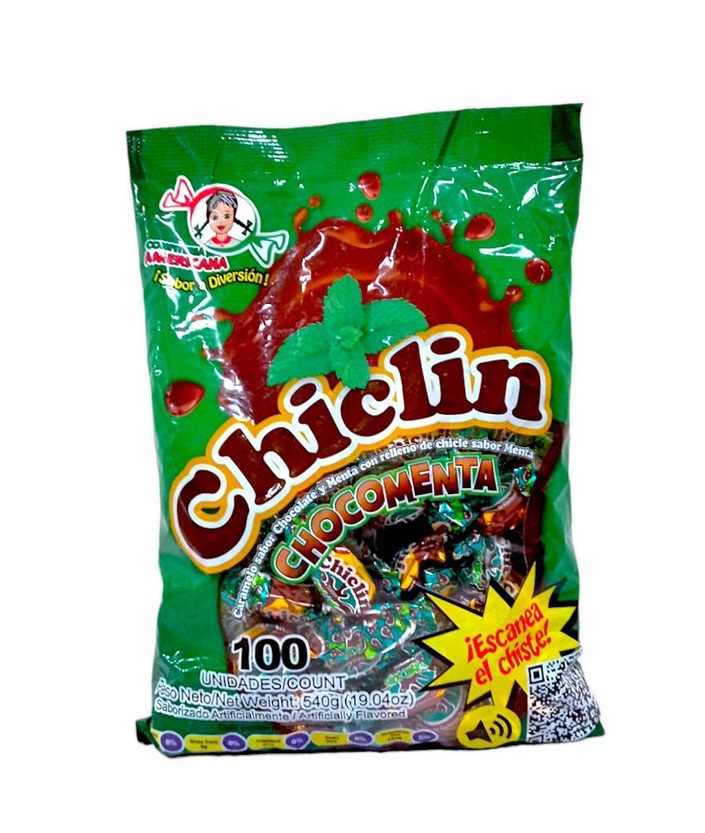 Chiclin Choco Menta 100uds