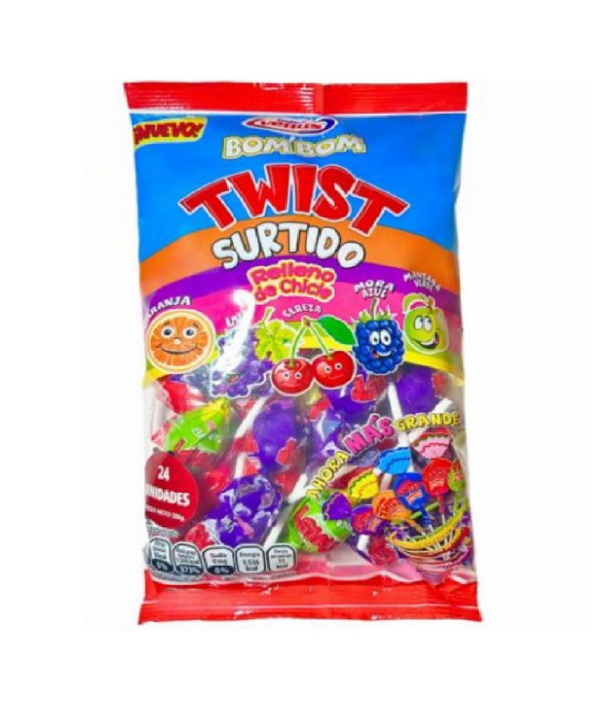 Bombon Twist Surtido 24uds