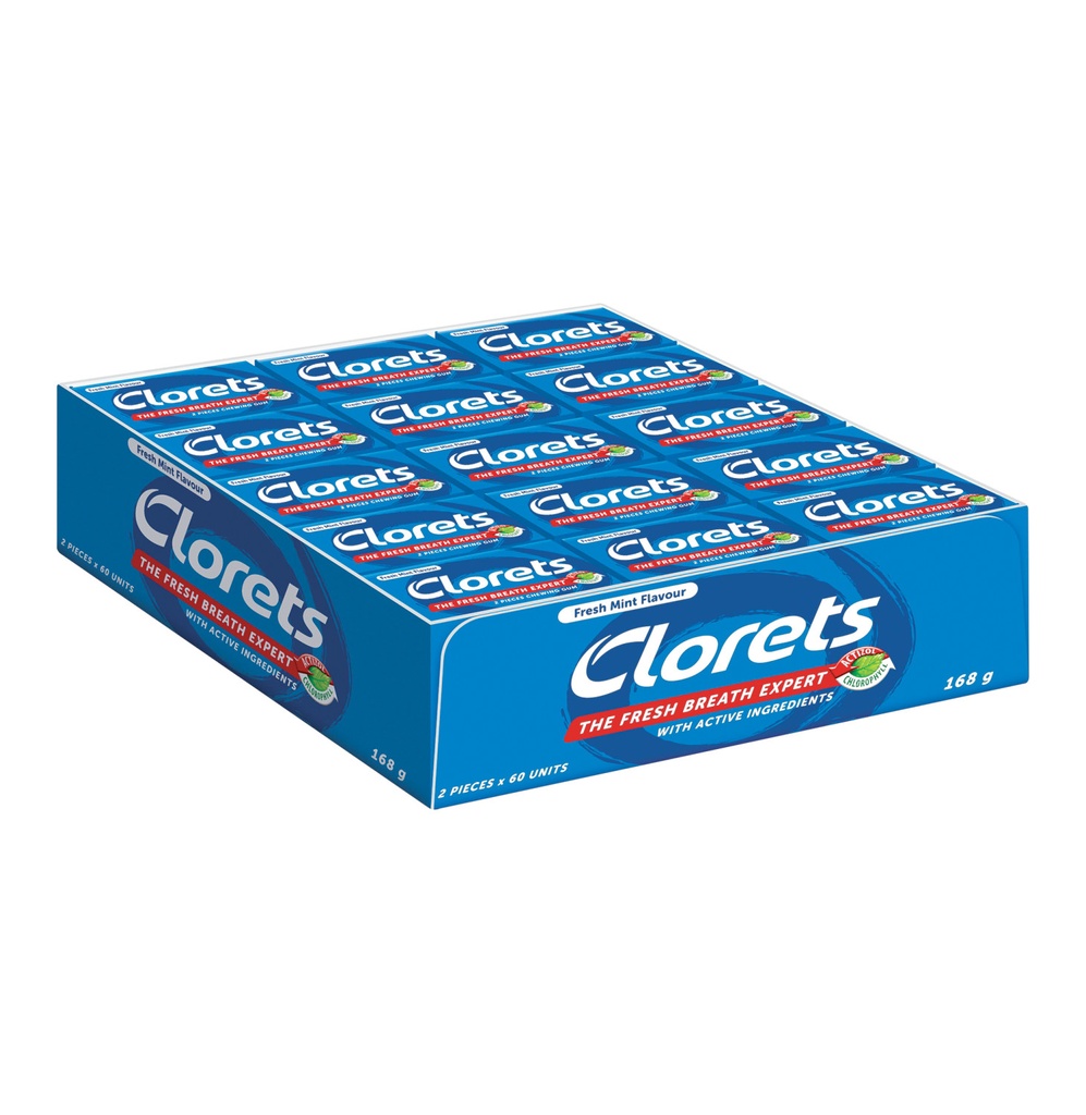 Clorets azul 40uds