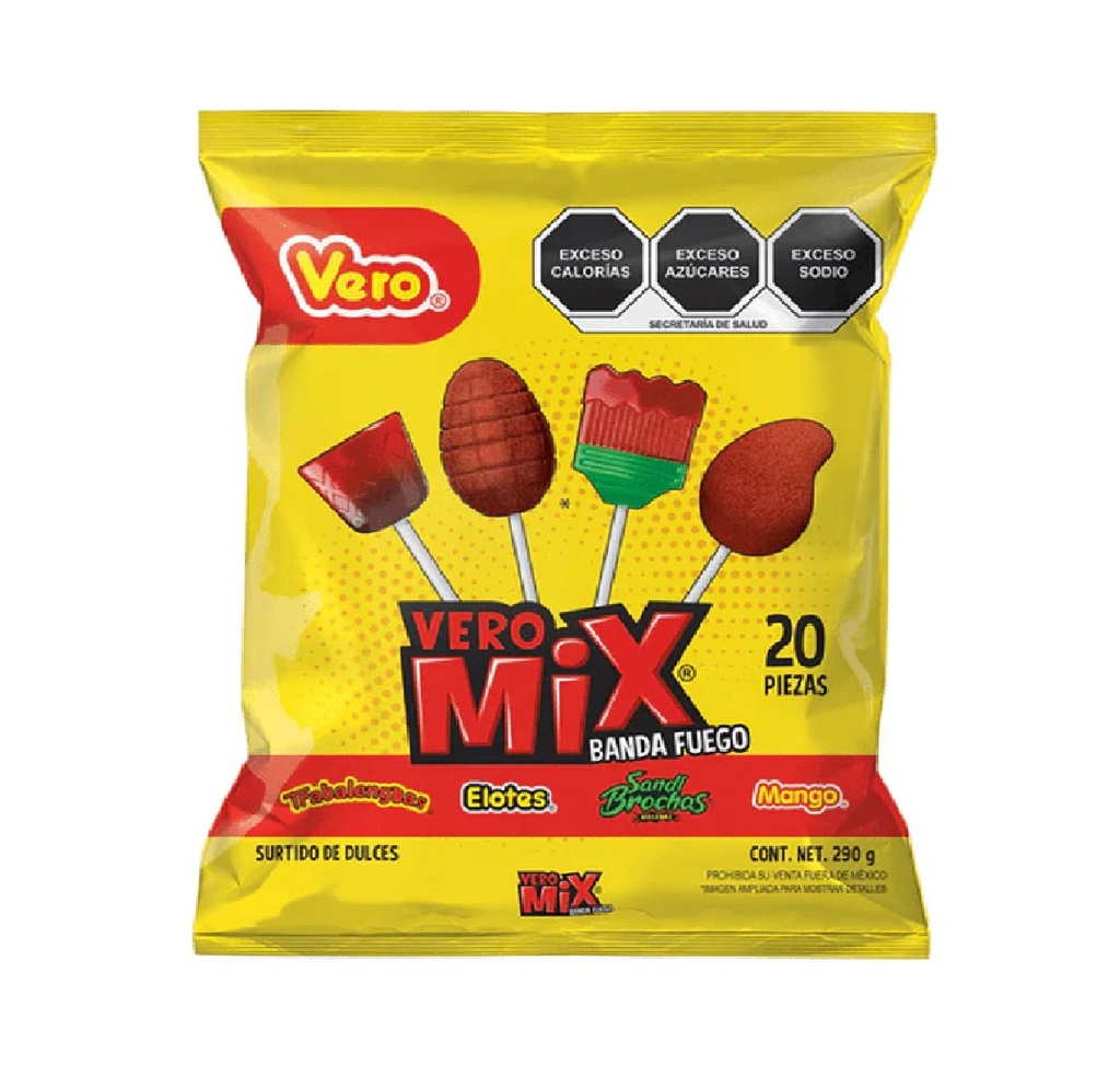 Vero Mix Paletas 20pcs
