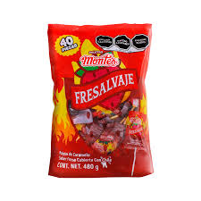Paleta Dot Fresa Salvaje 40uds