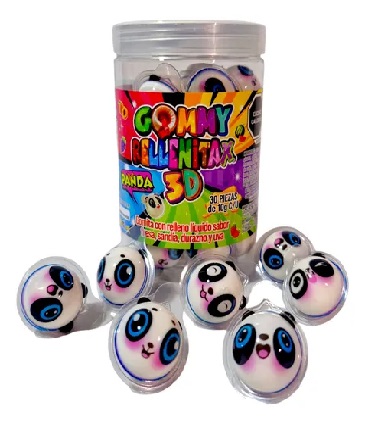 Gommy Rellenitax 3D Pandas