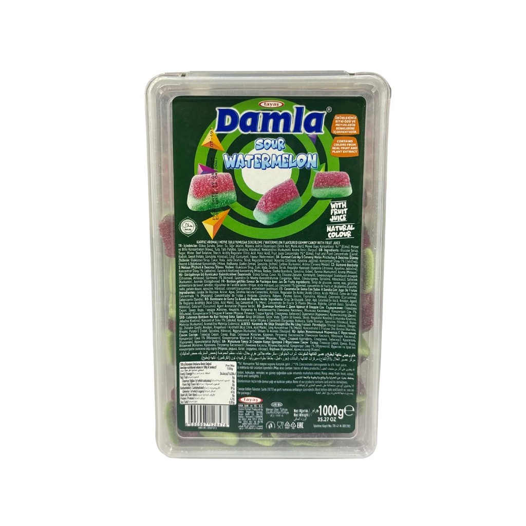 Damla Sour Watermelon 200pcs