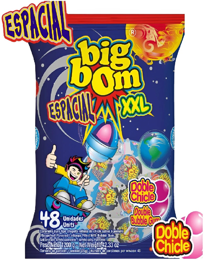 Big Bom XXL Espacial 48uds