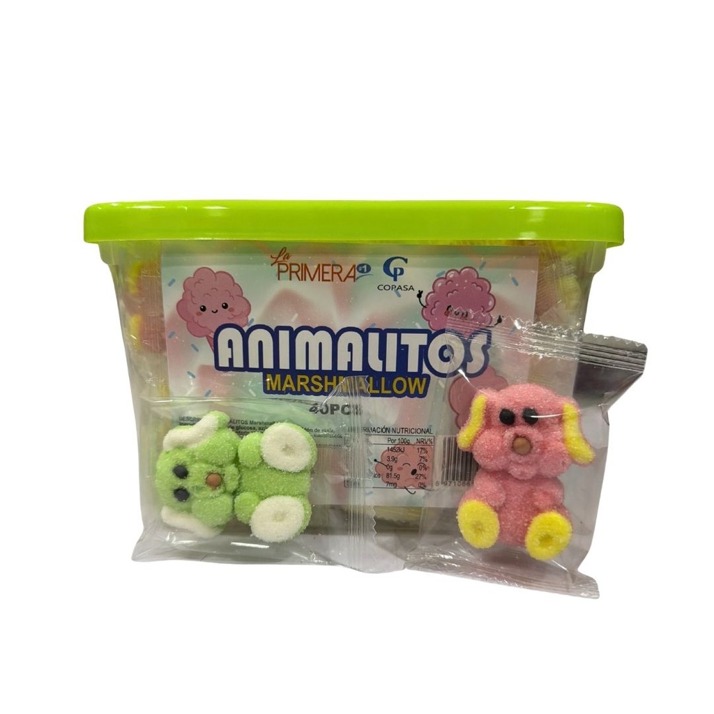 Malvavisco Animalitos Pana 40uds