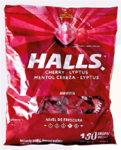 Halls Fresa bolsa 100uds