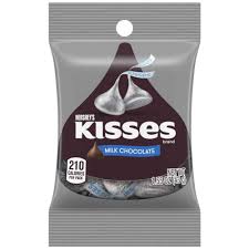 Kisses milk chocolate 24 unid