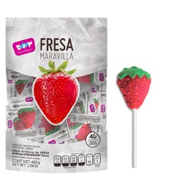 Paleta Dot Fresa Maravilla