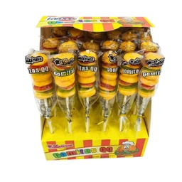 Gomitas Hamburguesa QQ 24uds