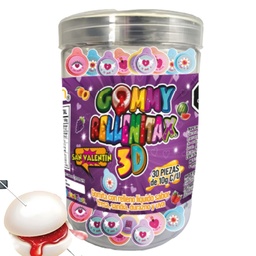 Gummy Rellenitas 3D Corazones