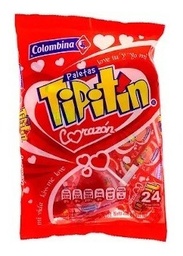 Tipitin Corazon 24 unid