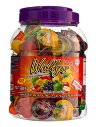 [wbt dulcera] Wallys Frut Jelly 100unid
