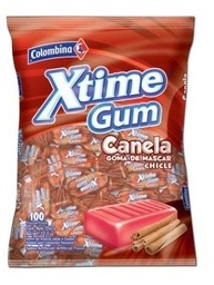 Chicle Xtime Canela 100uds