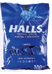 [hmb sanr] Halls Mentho - Lyptus 100 unid